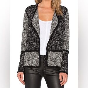 Vince Black & Gray Cardigan Sweater